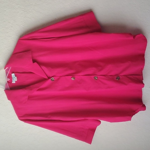 VTG Retro 90's Coco Bay Miami women's 1 XL (runs large) pink button up t… - Picture 1 of 10